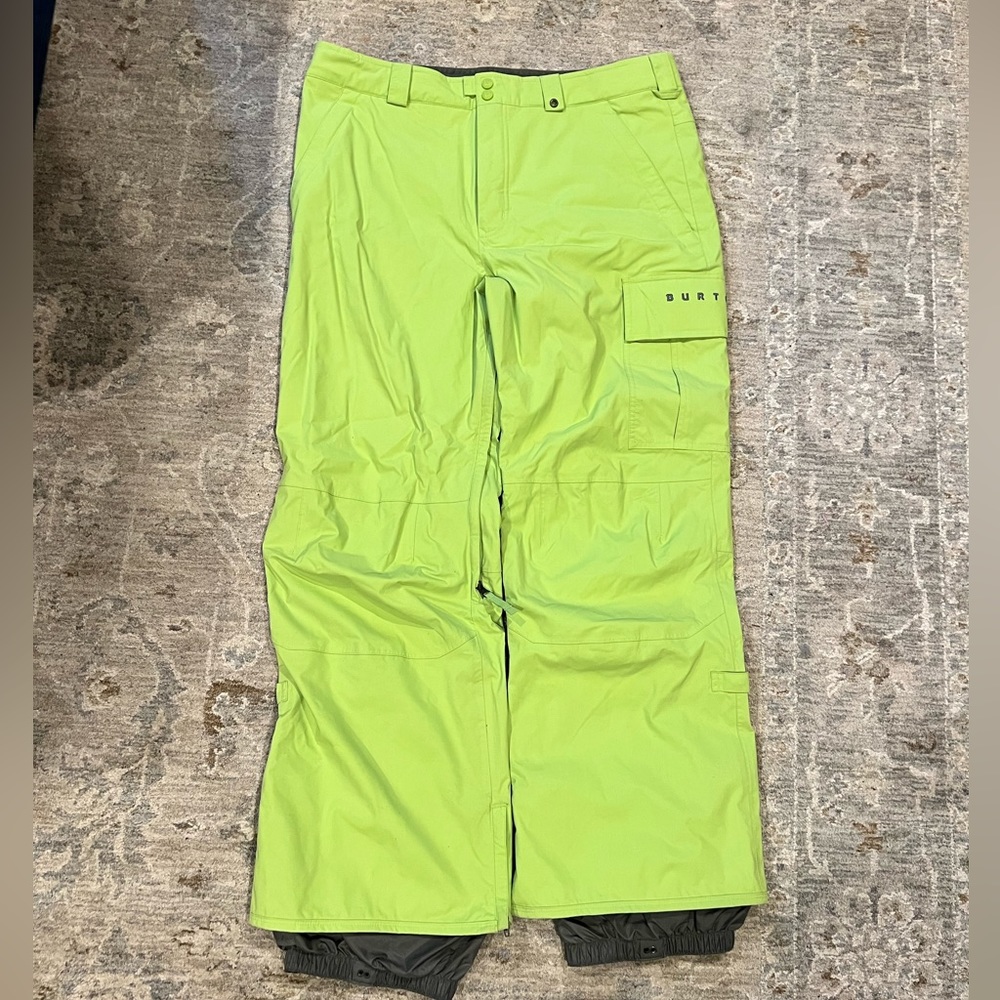 Men’s XL Burton Poacher Snowboard Pants - Gator Green